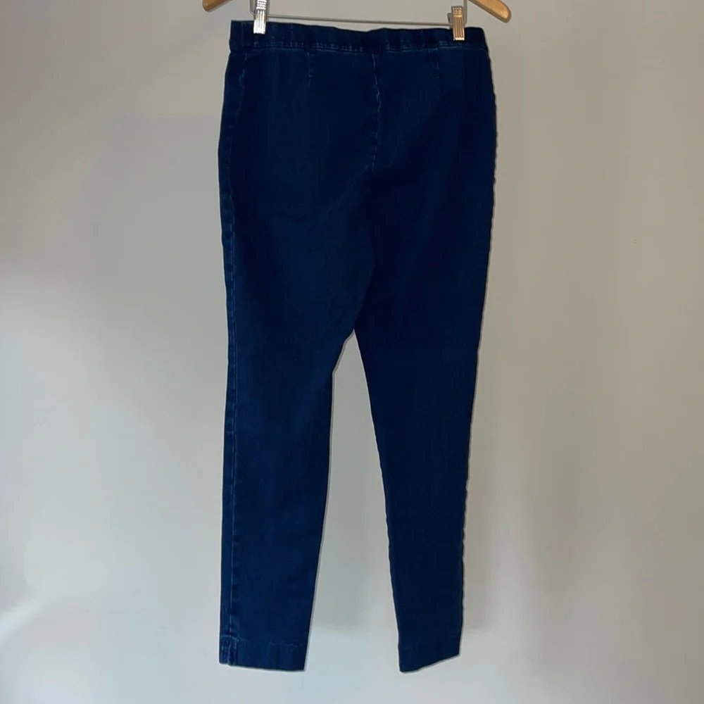 J Jill PureJill Indigo Ankle Leggings Blue Denim Jeggings Jeans
